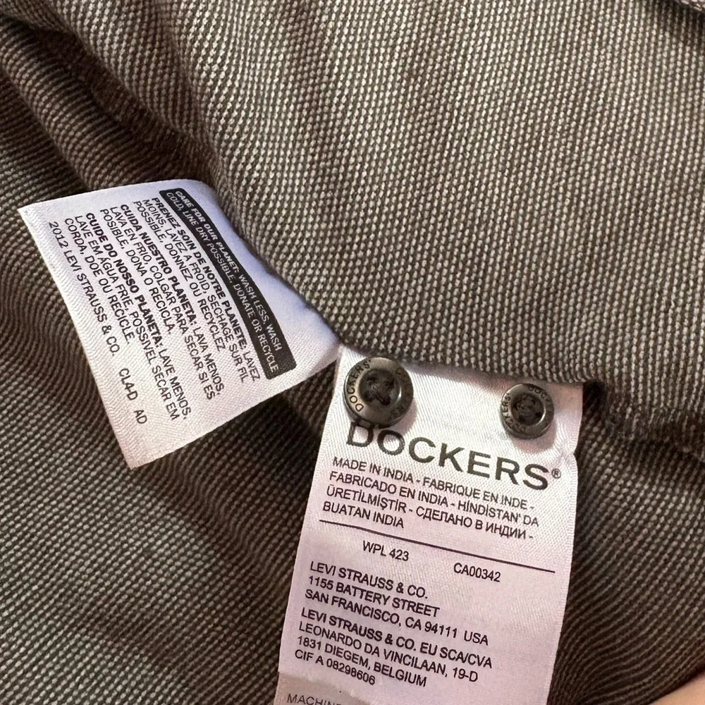 Docker Men's Alpha Ultimate Slim-Fit Smart 360 Flex Stretch Shirt Size M - Picture 5 of 8